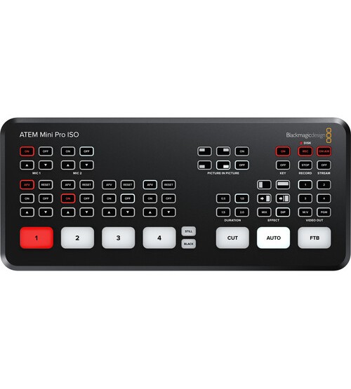 Blackmagic Design ATEM Mini Pro ISO HDMI Live Stream Switcher